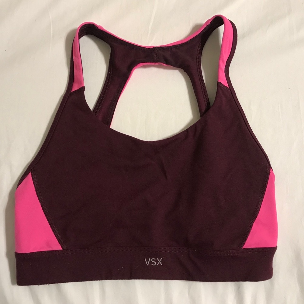 Victoria secret open back sports bra